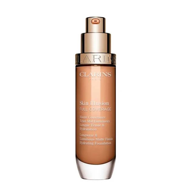 Fond de ten cu finisaj natural CLARINS SKIN ILLUSION FULL COVERAGE 110N 30 ml Fond de ten cu finisaj natural CLARINS SKIN ILLUSION FULL COVERAGE 110N 30 ml