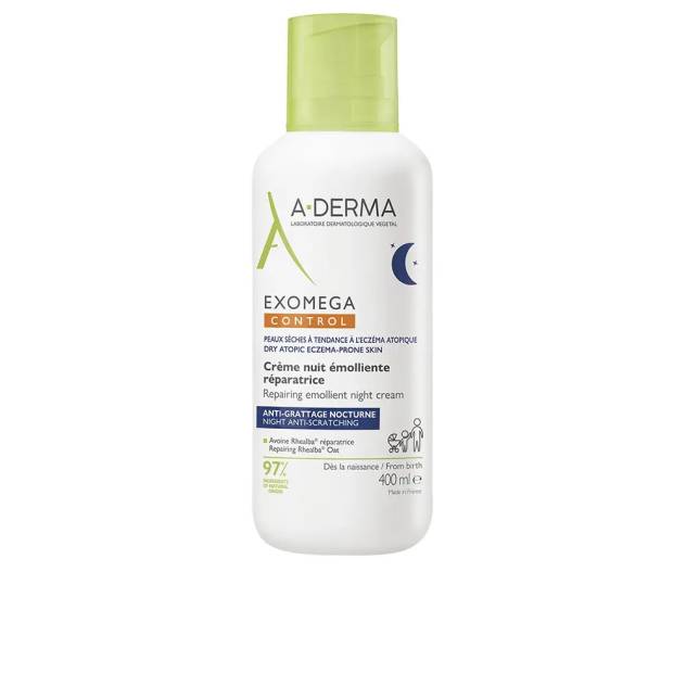 Crema de noapte emolienta pentru pielea cu tendinta atopica A-DERMA EXOMEGA CONTROL 400 ml Crema de noapte emolienta pentru pielea cu tendinta atopica A-DERMA EXOMEGA CONTROL 400 ml