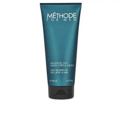 Gel de dus 3 in 1 pentru ten, corp si par JEANNE PIAUBERT MÉTHODE FOR MEN 200 ml