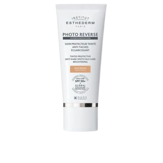 Tratament nuantator pentru ten cu protectie solara INSTITUT ESTHEDERM PHOTO REVERSE medium beige 50 ml Tratament nuantator pentru ten cu protectie solara INSTITUT ESTHEDERM PHOTO REVERSE medium beige 50 ml