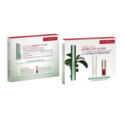 Set pentru gene si buze CLARINS SUPRA LIFT AND CURL MÁSCARA 12.4 ml
