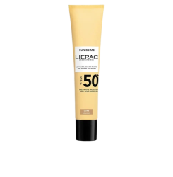 Fluid facial nuantator LIERAC SUNISSIME SPF50+ golden 40 ml