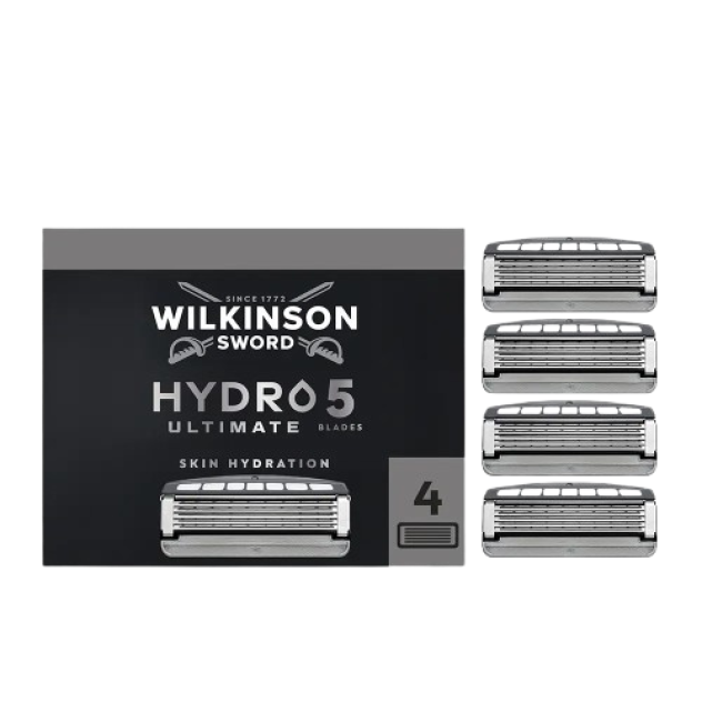 Rezerve pentru aparat de ras cu 5 lame WILKINSON HYDRO 5 ULTIMATE 4 buc