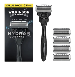 Set Aparat de ras cu 5 lame WILKINSON HYDRO 5 ULTIMATE 1 buc
