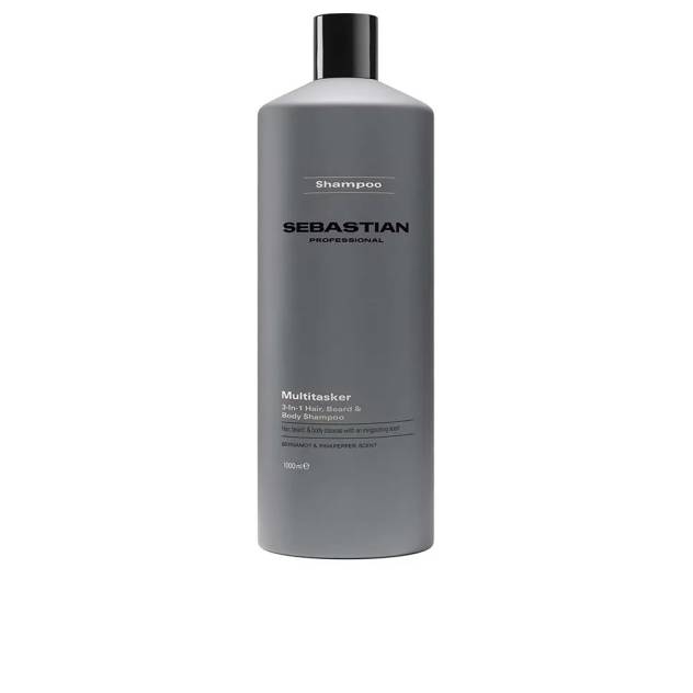 Sampon 3 in 1 pentru par, barba si corp SEBASTIAN PROFESSIONAL MULTITASKER 1000 ml