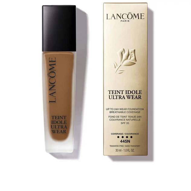 Fond de ten cu acoperire medie spre mare Lancome Paris TEINT IDOLE ULTRA WEAR #445N 30 ml