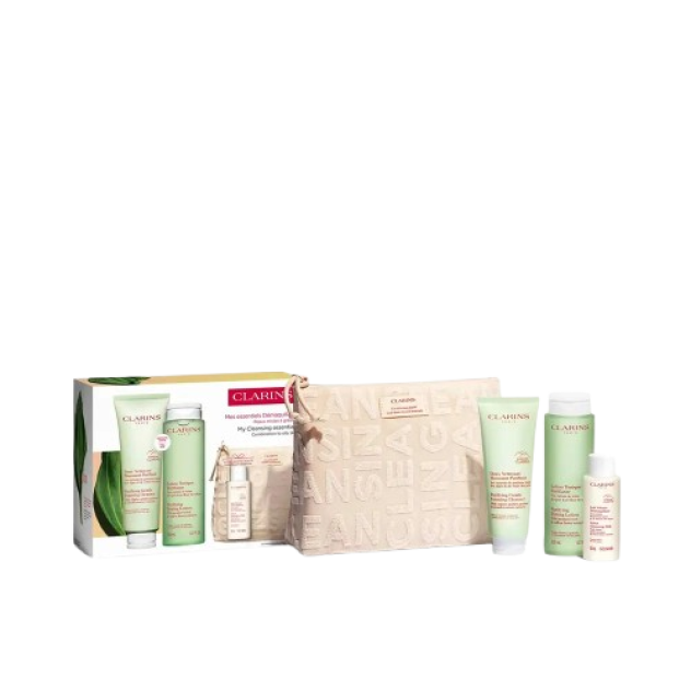 Set pentru ingrijirea tenului mixt si gras CLARINS PIELES MIXTAS-GRASAS ESENCIALES DE LIMPIEZA