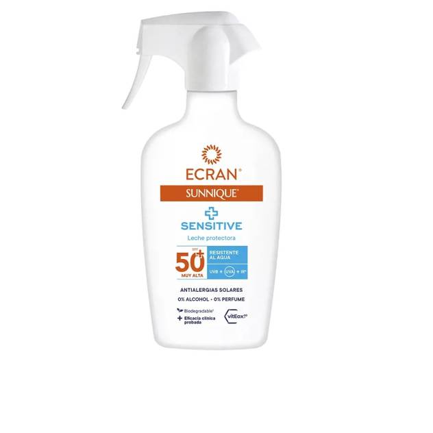 Spray cu protectie solara ECRAN SUNNIQUE SENSITIVE SPF50+ 270 ml