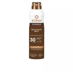 Spray cu protectie solara pentru corp ECRAN SUNNIQUE BRONCEA+ SPF30 250 ml