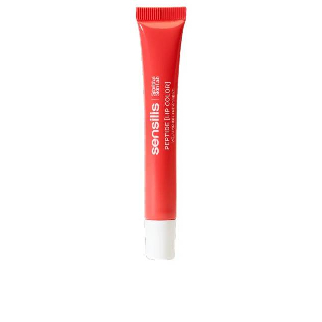 Balsam volumizant pentru buze Sensilis PEPTIDE [LIP COLOR] 02 coral paprika 10 ml