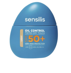 Fluid nuantator cu protectie solara pentru ten Sensilis OIL CONTROL DRY TOUCH SPF50+ light 40 ml