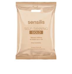 Servetele autobronzante pentru ten Sensilis SELF TANNING auriu 6 buc