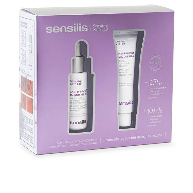 Set intensiv depigmentant pentru ten Sensilis SKIN D-PIGMENT [SERUM ATX B3] 60 ml