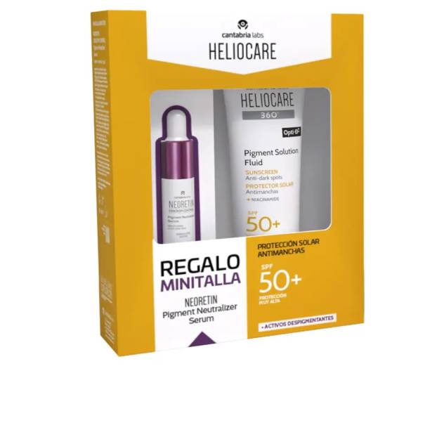 Set pentru ingrijirea tenului HELIOCARE 360° SOLUCIÓN PIGMENTARIA FLUIDA SPF50+ 60 ml Set pentru ingrijirea tenului HELIOCARE 360° SOLUCIÓN PIGMENTARIA FLUIDA SPF50+ 60 ml