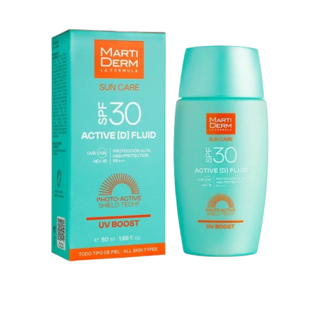 Fluid de protectie solara pentru ten MARTIDERM SUN CARE ACTIVE [D] SPF30 50 ml