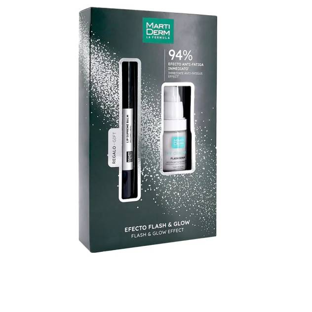 Set Cosmetice faciale pentru ten si buze MARTIDERM THE ORIGINALS EFECTO FLASH & GLOW 19.5 ml Set Cosmetice faciale pentru ten si buze MARTIDERM THE ORIGINALS EFECTO FLASH & GLOW 19.5 ml