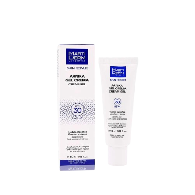 Crema faciala cu arnica si protectie solara MARTIDERM SKIN REPAIR ARNIKA SPF30 50 ml Crema faciala cu arnica si protectie solara MARTIDERM SKIN REPAIR ARNIKA SPF30 50 ml