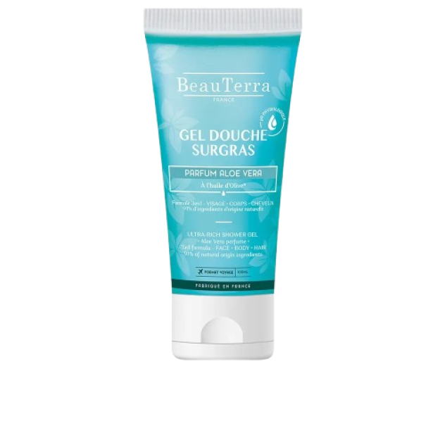 Gel de dus cu efect calmant si hidratant BeauTerra Aloe Vera 100 ml