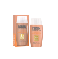 Crema nuantatoare pentru ten cu protectie solara ISDIN FOTOPROTECTOR SPF50 medium 50 ml