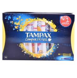 TAMPAX PEARL COMPAK tampón regular 36 uds