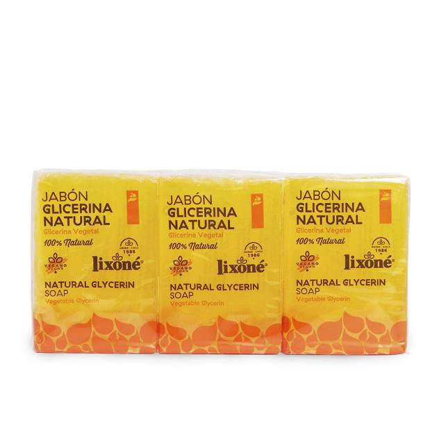 GLICERINA NATURAL jabón piel sensible 3 x 125 gr