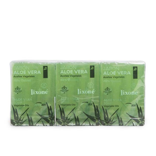 ALOE VERA jabón piel seca o sensible 3 x 125 gr