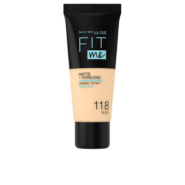 FIT ME MATTE+PORELESS foundation #118-nude