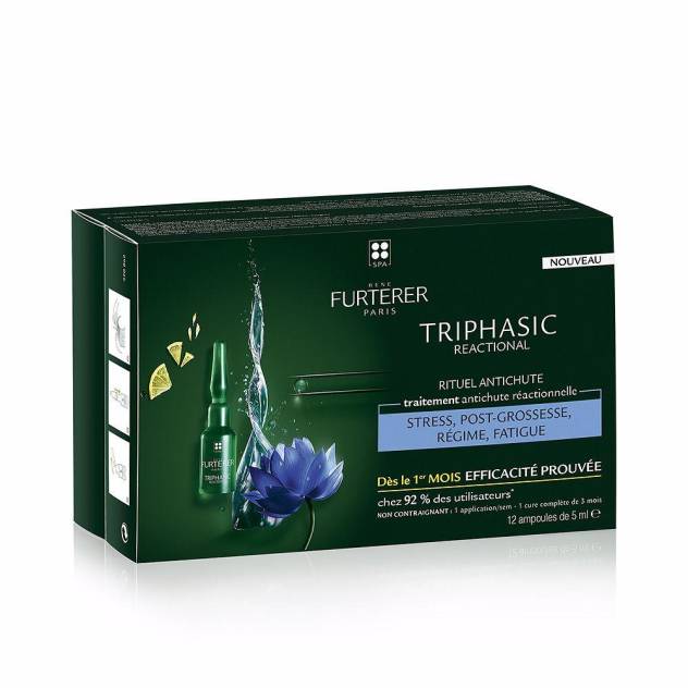 TRIPHASIC REACCIONAL ritual anticaída ampollas 12 x 5 ml