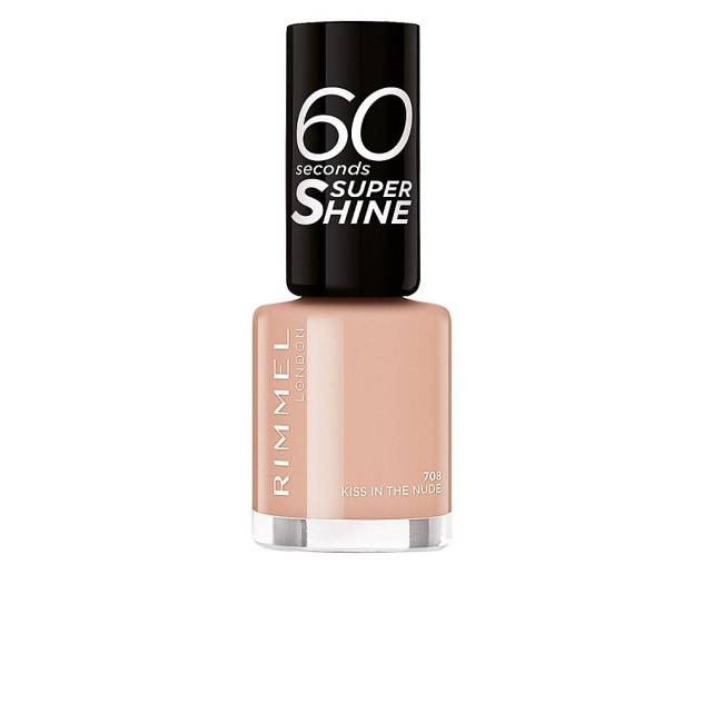 60 SECONDS SUPER SHINE esmalte de uñas #708-kiss in the nude 8 ml