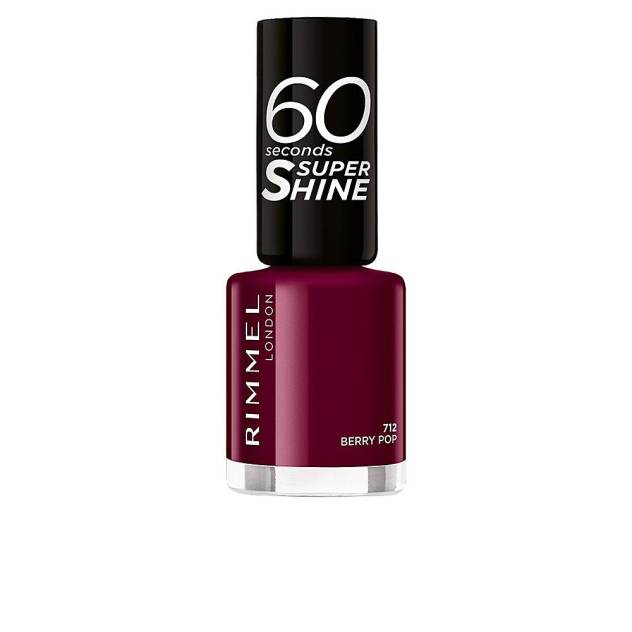 60 SECONDS SUPER SHINE esmalte de uñas #712-berry pop 8 ml