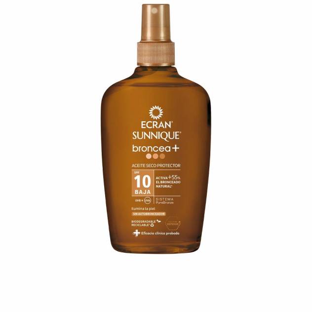 ECRAN SUNNIQUE BRONCEA+ aceite vapo SPF10 200 ml