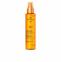 NUXE SUN aceite bronceador rostro y cuerpo SPF10 150 ml