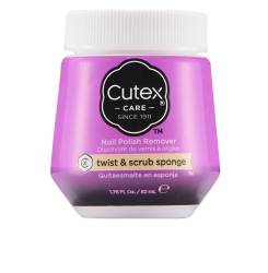 CUTEX SPONGE POLISH REMOVER twist & scrub 52 ml