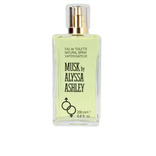 Apa de toaleta cu vaporizator unisex Alyssa Ashley Musk 200 ml