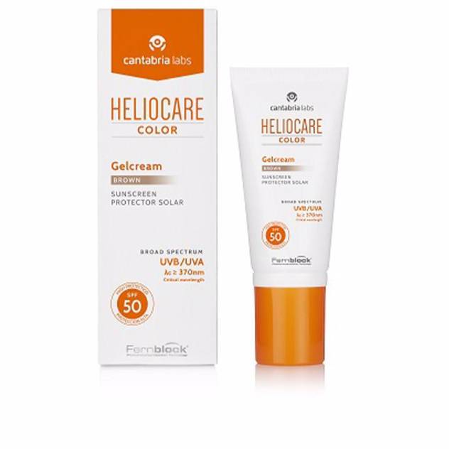 HELIOCARE COLOR protector solar con color gel crema SPF50 #brown 50 ml