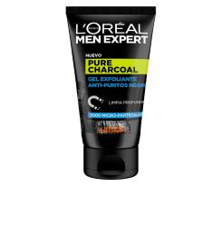 MEN EXPERT pure charcoal gel exfoliante p.negros 100 ml