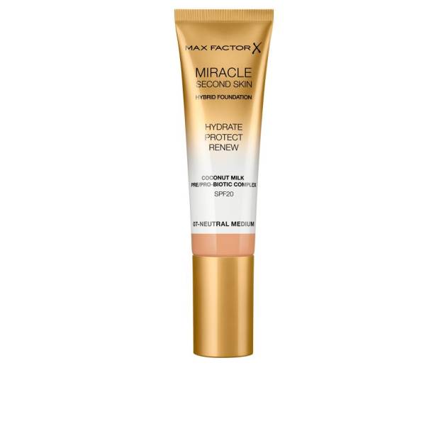 MIRACLE TOUCH second skin found.SPF20 #7-neutral medium