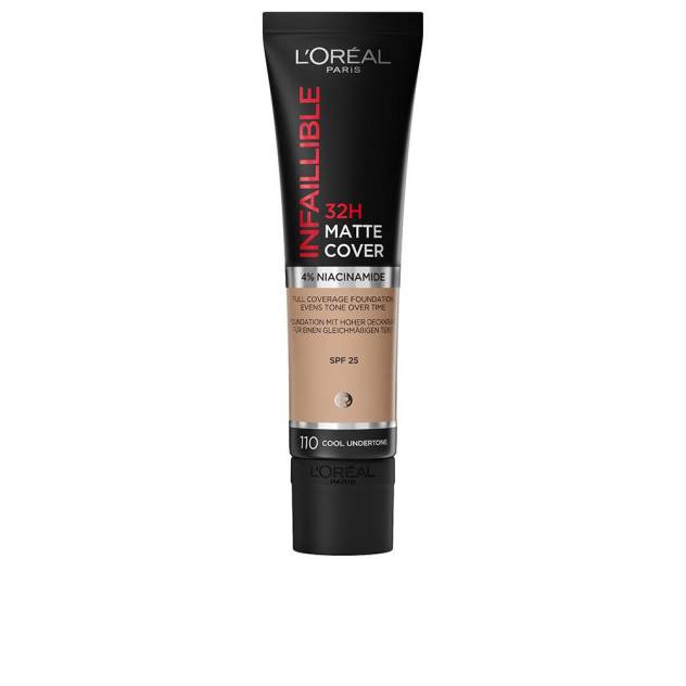 INFAILLIBLE 32H matte cover foundation #110-Cool Undertone 30 ml