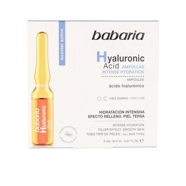 ÁCIDO HIALURÓNICO ampollas hidratación intensa 5 x 2 ml ÁCIDO HIALURÓNICO ampollas hidratación intensa 5 x 2 ml