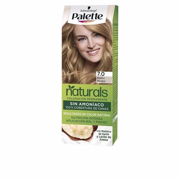 PALETTE NATURAL tinte #7.0-rubio medio 1 u