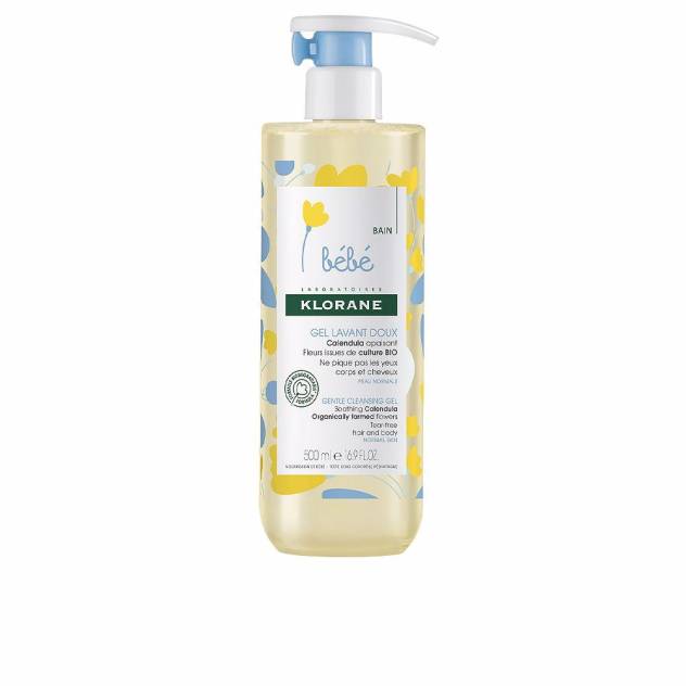 BÉBÉ gel limpiador suave cabello y cuerpo 500 ml