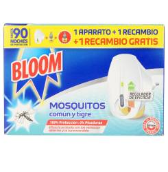 BLOOM MOSQUITOS aparato eléctrico + 2 recambios