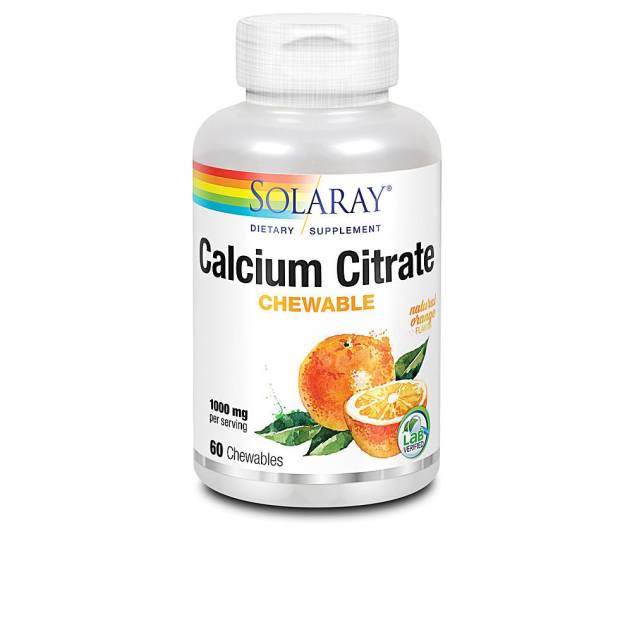 CALCIUM CITRATE 1000 mg comprimidos masticables naranja 60 u
