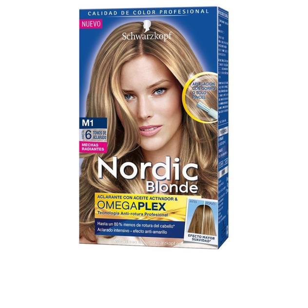 NORDIC BLONDE M1 mechas radiantes 1 u