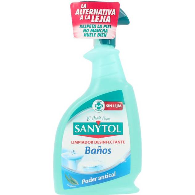 SANYTOL BAÑOS limpiador desinfectante poder antical 750 ml