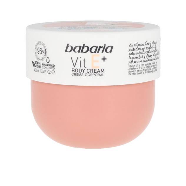 VITAMIN E+ body cream 100% vegan 400 ml VITAMIN E+ body cream 100% vegan 400 ml