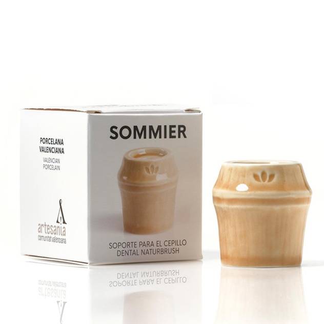 SOMMIER soporte para cepillo dental #natural 1 pz SOMMIER soporte para cepillo dental #natural 1 pz