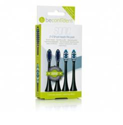 SONIC TOOTHBRUSH HEADS REGULAR/WHITENING BLACK lote 4 pz