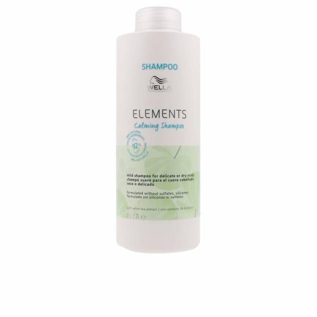 ELEMENTS Champú natural Calmante para cuero cabelludo seco o delicado 1000 ml