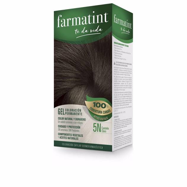 FARMATINT GEL coloración permanente #5n-castaño claro 5 u